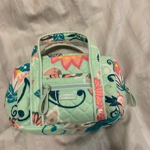Vera Bradley floral makeup bag